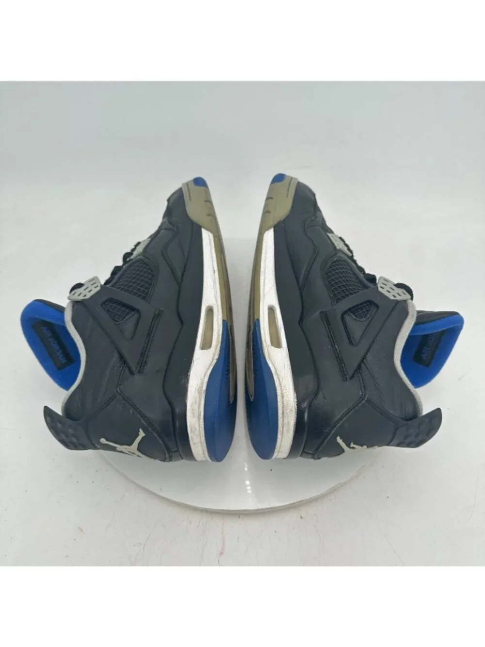 Nike Air Jordan 4 Retro Motorsports Alternate Men Size 11 308497-006 Black Shoes